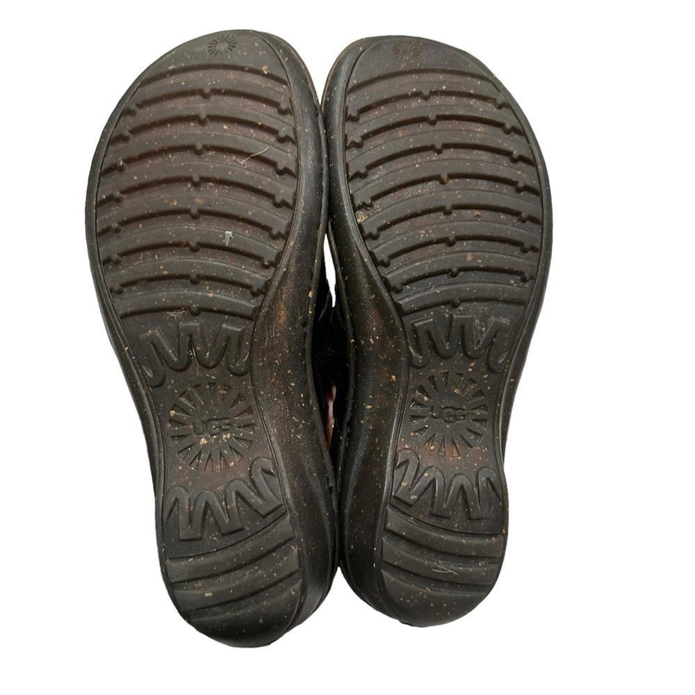 UGG Black Anila Slip-on Shoe Fleece Lined Shoe - Picture 8 of 9